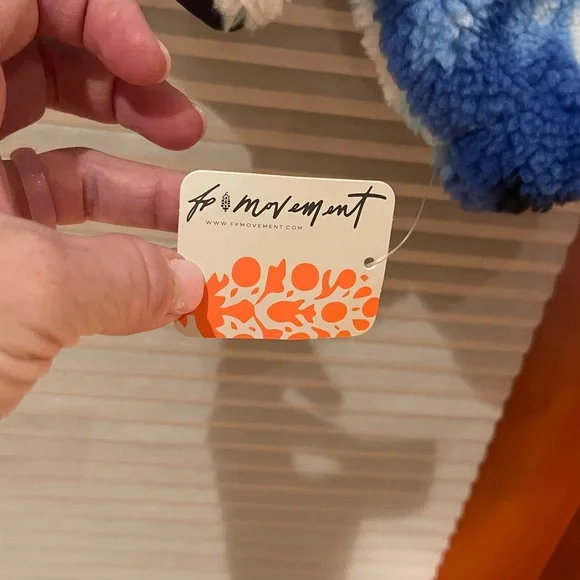 NWT Free People Movement Rocky Ridge fleece oversized ocean tie-dye pull over - Picture 14 of 16